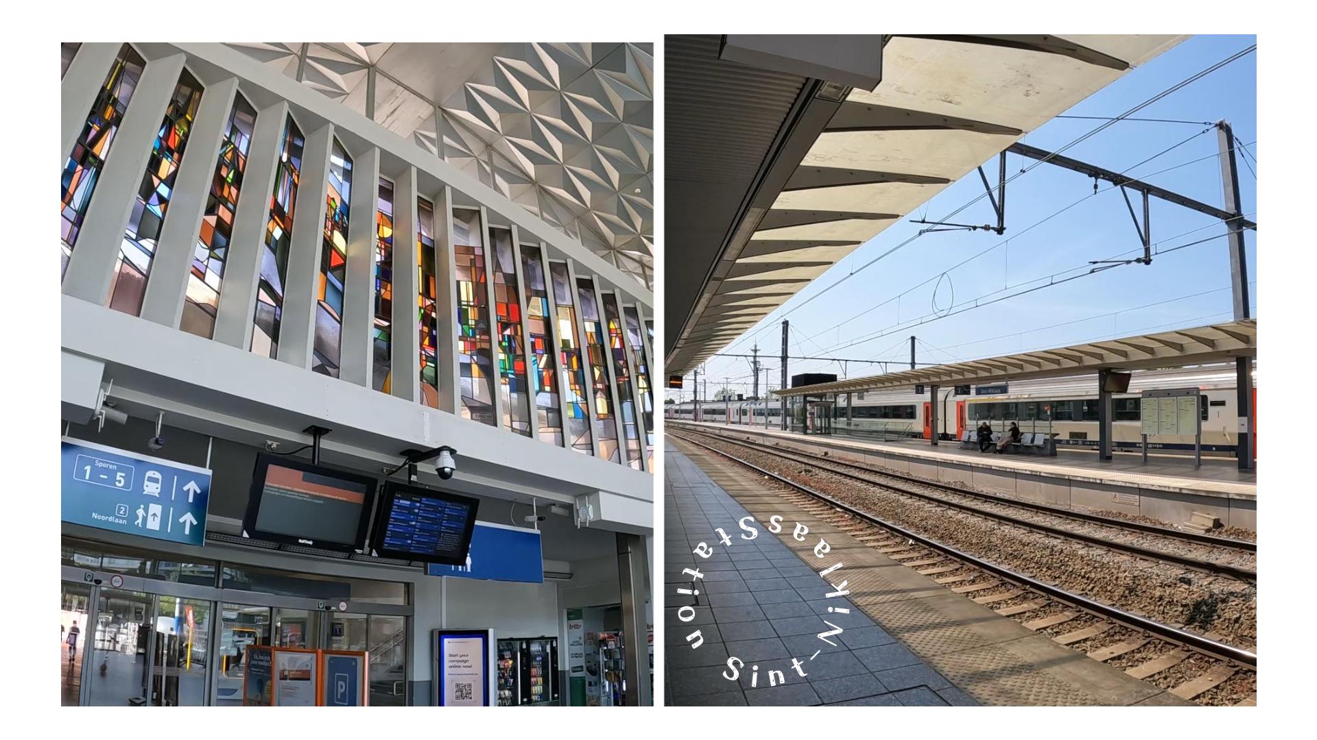 シント＝ニクラース駅を歩く