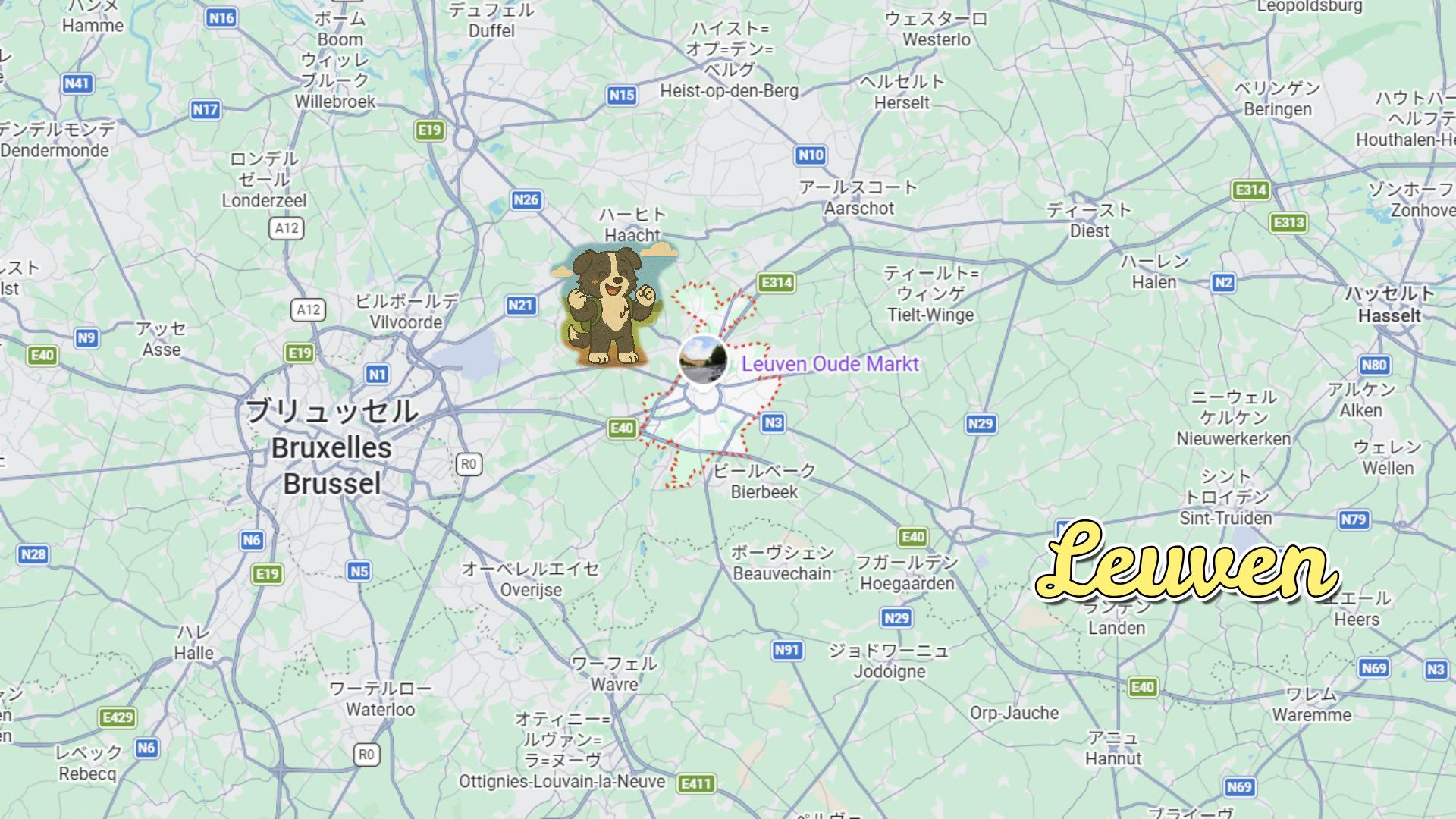 ルーベン大学図書館へ