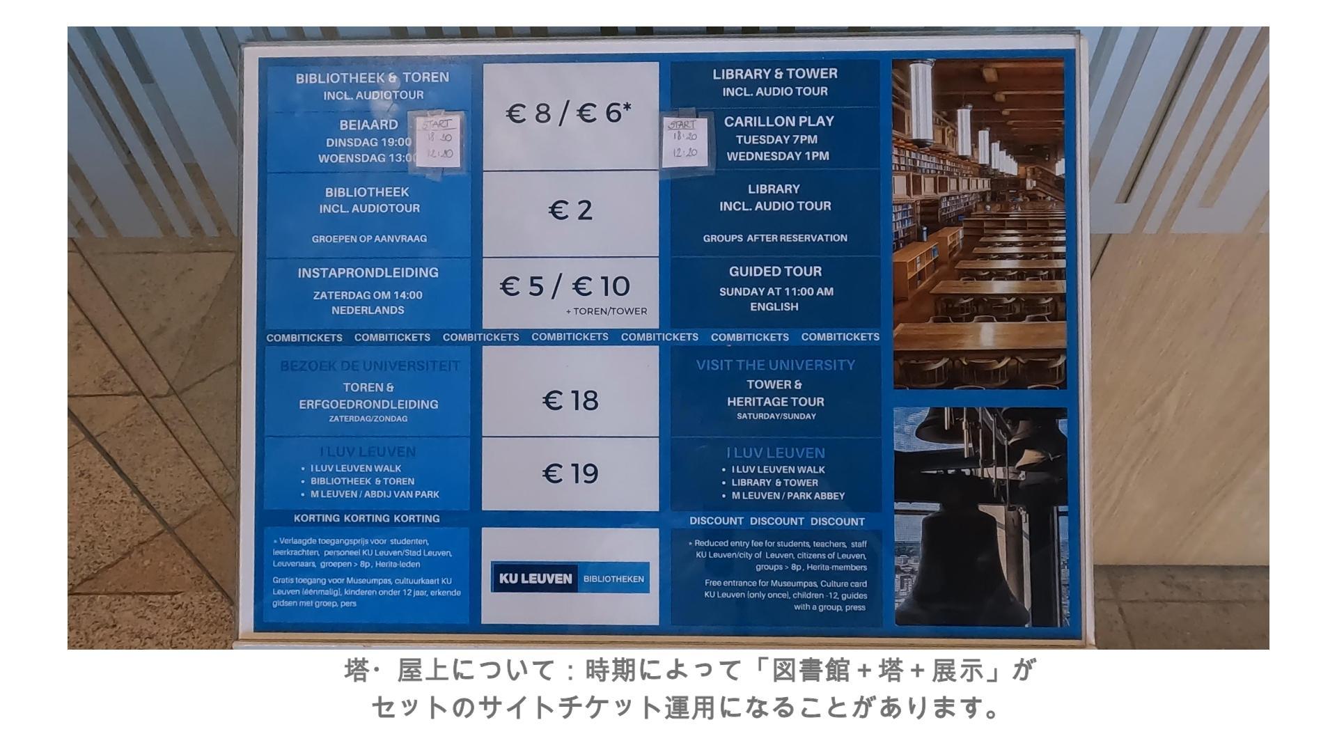 ルーヴェン大学図書館に。